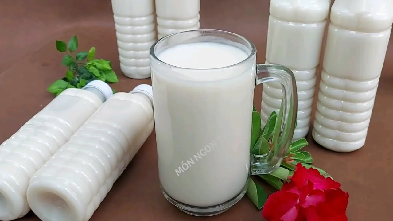 SỮA ĐẬU NÀNH béo thơm đơn giản tại nhà - Công thức kinh doanh