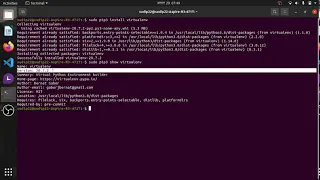 How to create virtual env virtual env with pip3 Uninstall virtual env Check the virsion