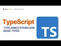 Quick Chain Lessons Episode 10 TypeScript Type Annotations and Basic Types