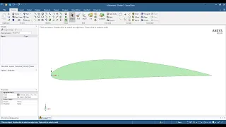 How to draw airfoil in Ansys spaceclaim