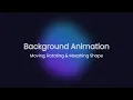 Background Animation Moving Rotating Morphing Shape HTML CSS