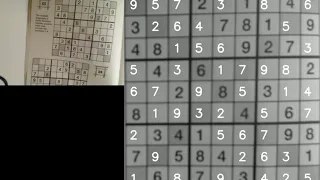 Sudoku solver using OpenCV