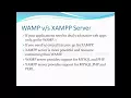 WAMP vs XAMPP in web development