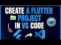 How to Create a NEW FLUTTER PROJECT on VS Code - PC or Laptop