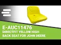Review Seat for D130 John Deere Lawn Tractor eparts shop