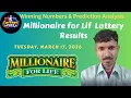 Millionaire for Life Results Today March 17 2026 Winning Numbers Prediction