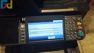 طريقة تثبيت IP لماكينات تصوير كيوسيرا 