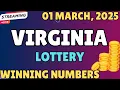Virginia Day Lottery Results For - 01 Mar 2025