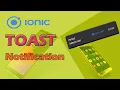 Show Toast Notification in Ionic Ionic Firebase Tutorial - 10