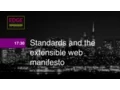 EdgeConf 4 Standards and the Extensible Web Manifesto
