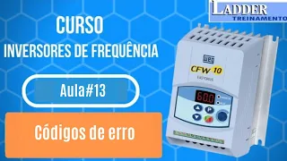 Curso de Inversores de Frequencia_Aula_013 - Códigos de Erros - WEG-CFW10