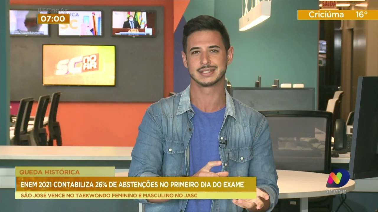 Enem 2021 contabiliza 26% de abstenções no primeiro dia do exame