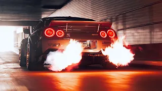 flame spitting r35 gtr in 4k 