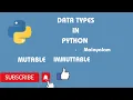 Python Data types In MALAYALAM