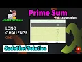 Prime Sum Long Challenge One April 2022 Codechef Solution Coder B techwala