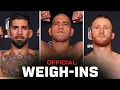 Topuria vs Gaethje Weigh-Ins UFC Freedom 250