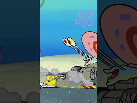 Gary Runs Over SpongeBob 🤣🐌