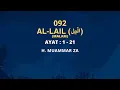 Surat Al-Lail | Murottal Al-Qur'an Merdu H. Muammar ZA