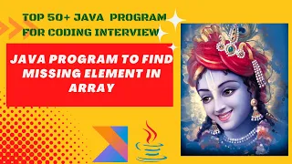 Java Program to Find Missing Number in Array