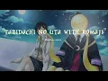 assasination classroom - Tabidachi no uta (lyrics + subs eng )