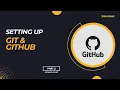 How to Set Up Git and Connect to GitHub Config Git Github playlist