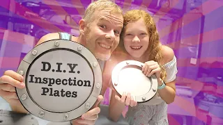 How To Build DIY Inspection Plates For Fuel Tank Access | Sailboat Story 206