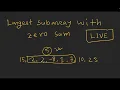 Largest Subarray with 0 Sum -