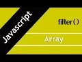 58 JavaScript Array filter method in Hindi