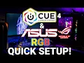 How to install ICUE 4 and ASUS Armoury Crate ICUE and ASUS Aura 2021 setup