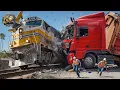 Idiots with Fast Trucks Heavy Equipment Fails Extreme Oversized Truck Transport