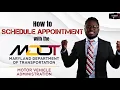 How to SCHEDULE APPOINTMENT with Motor Vehicle Administration MDOTMVA