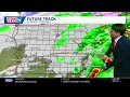 Iowa weather Storms southeast tonight with light snow possible overnight