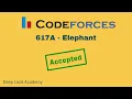 617A - Elephant Codeforces Solution Bangla C Language