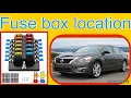 The fuse box location on a 2013 Nissan Altima