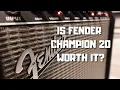 Is Fender Champion 20 Combo Worth It Review Sound Demo