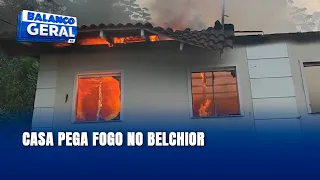 Incêndio atinge residência no bairro Belchior