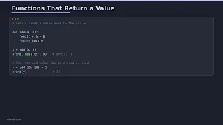 Chapter 4 - Functions