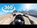 360 VR POV Ducati Diavel cruising in Miami