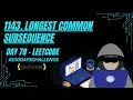 Longest Common Subsequence LCS Dynamic Programming JavaScript LeetCode 1143