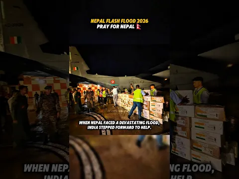 India Stands With Nepal | 37.5 Tonnes of Relief Sent After Devastating Floods | Nepal Flood 2026