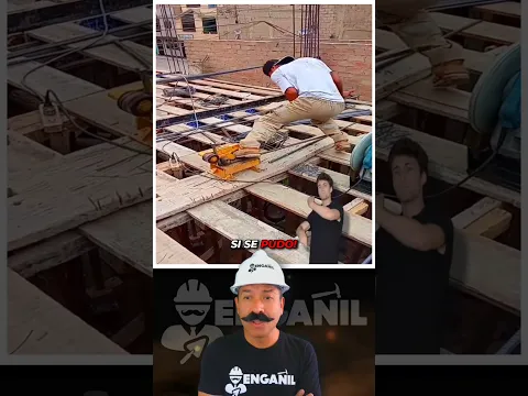 La Técnica del Albañil de vaciado de concreto #ingenieria #construcción