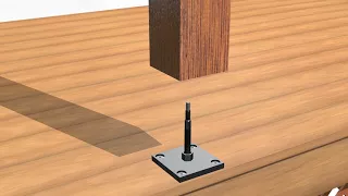 Zipbolt Exterior XT Post Anchor 17 800