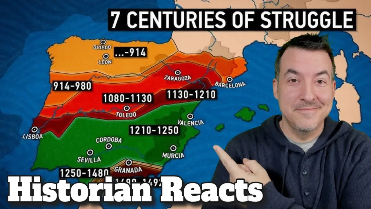 The Reconquista: The Unification Of Spain - History Mapped Out Reaction