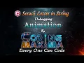Cpp Search Letter in String Cpp programming 1080P Coding Maxima coding animations