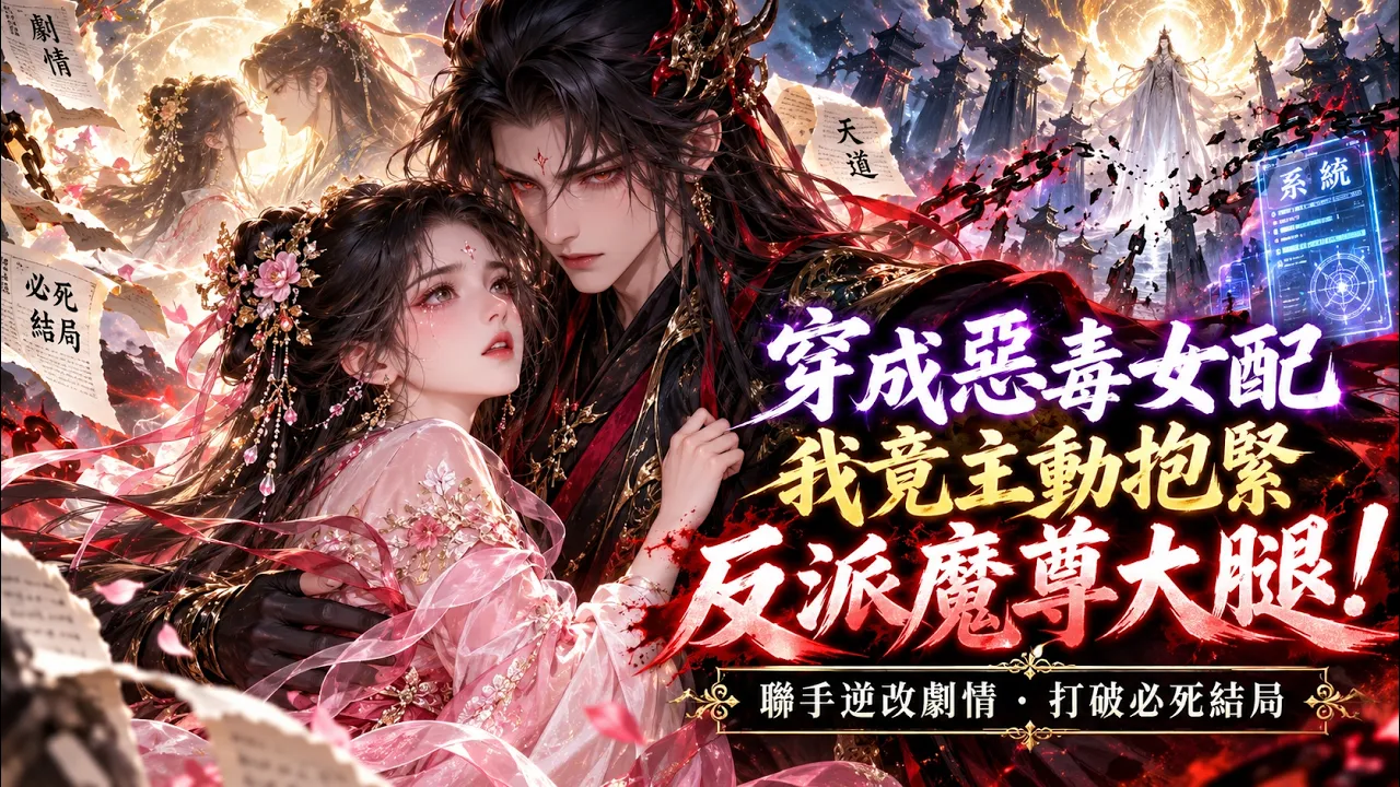 穿成註定慘死的惡毒女配,我為活命竟主動抱緊反派魔尊大腿!誰知他也是系統宿主,更是我五百年前的戀人!兩人聯手逆改劇情、對抗