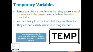 17-Extract Temp Variable - Replace Temp with Query