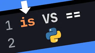 THE CRUCIAL DIFFERENCE BETWEEN is IN PYTHON 2022
