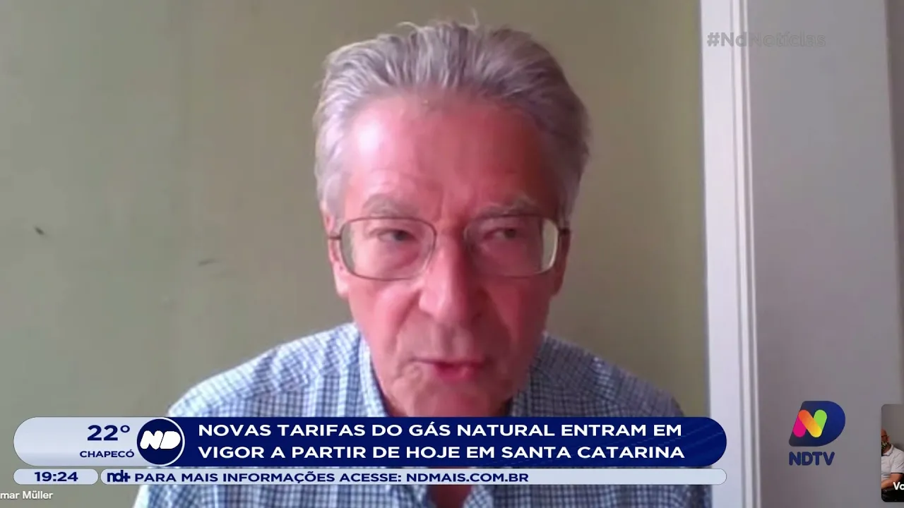 Novas tarifas do gás natural entram em vigor a partir de hoje em Santa Catarina