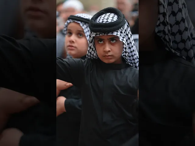 ⁣براعم التراث الحسيني يسطّرون أروع مشاهد العزاء