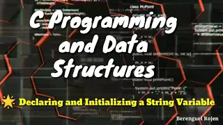 Declaring and Initializing String Variables